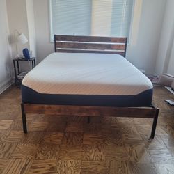 Queen Mattress And Bedframe 
