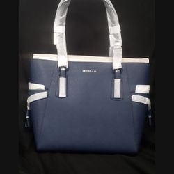 Michael Kors Navy Blue Tote/ Bag/ Purse