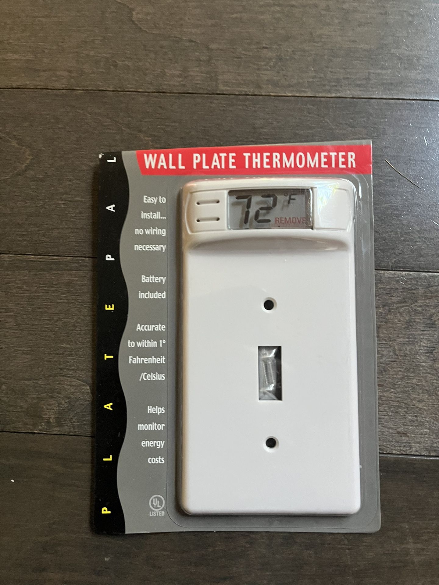 New Wall Plate Thermometer