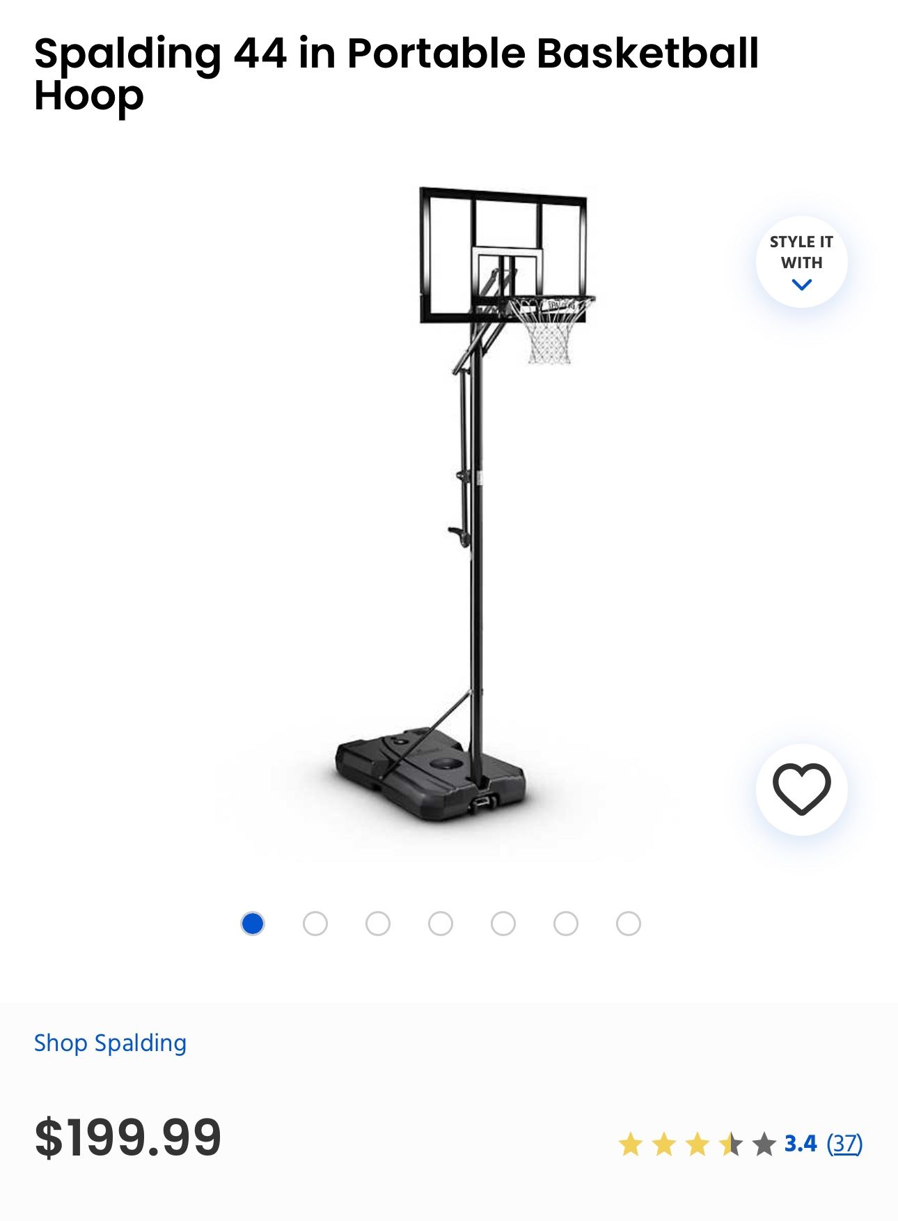 Spalding Basketball Hoop