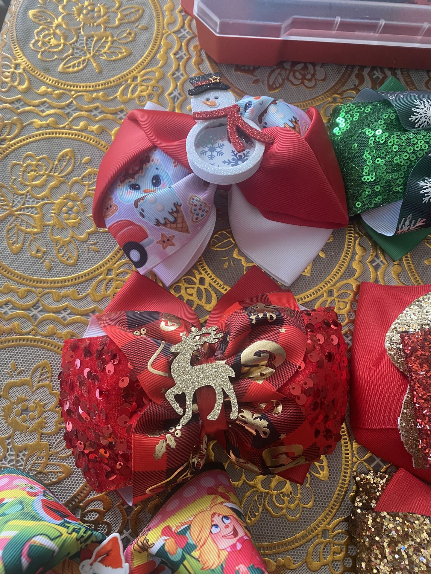 Moños De Navidad Para Nińas