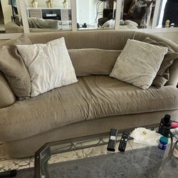 Couch With Matching Resting Chair 