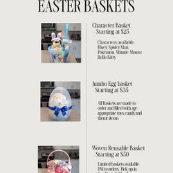 Custom Easter Baskets 🥕🧺