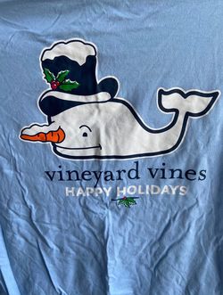 Youth XL vineyard vines winter snowman long sleeve