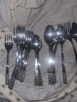 Japanese vintage silverware set