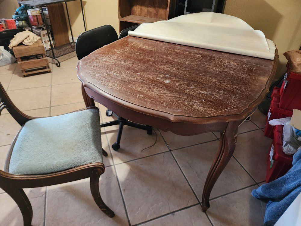 Vintage Antique Table Needs Work 