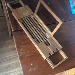 Solid Wood Bathtub Tray 