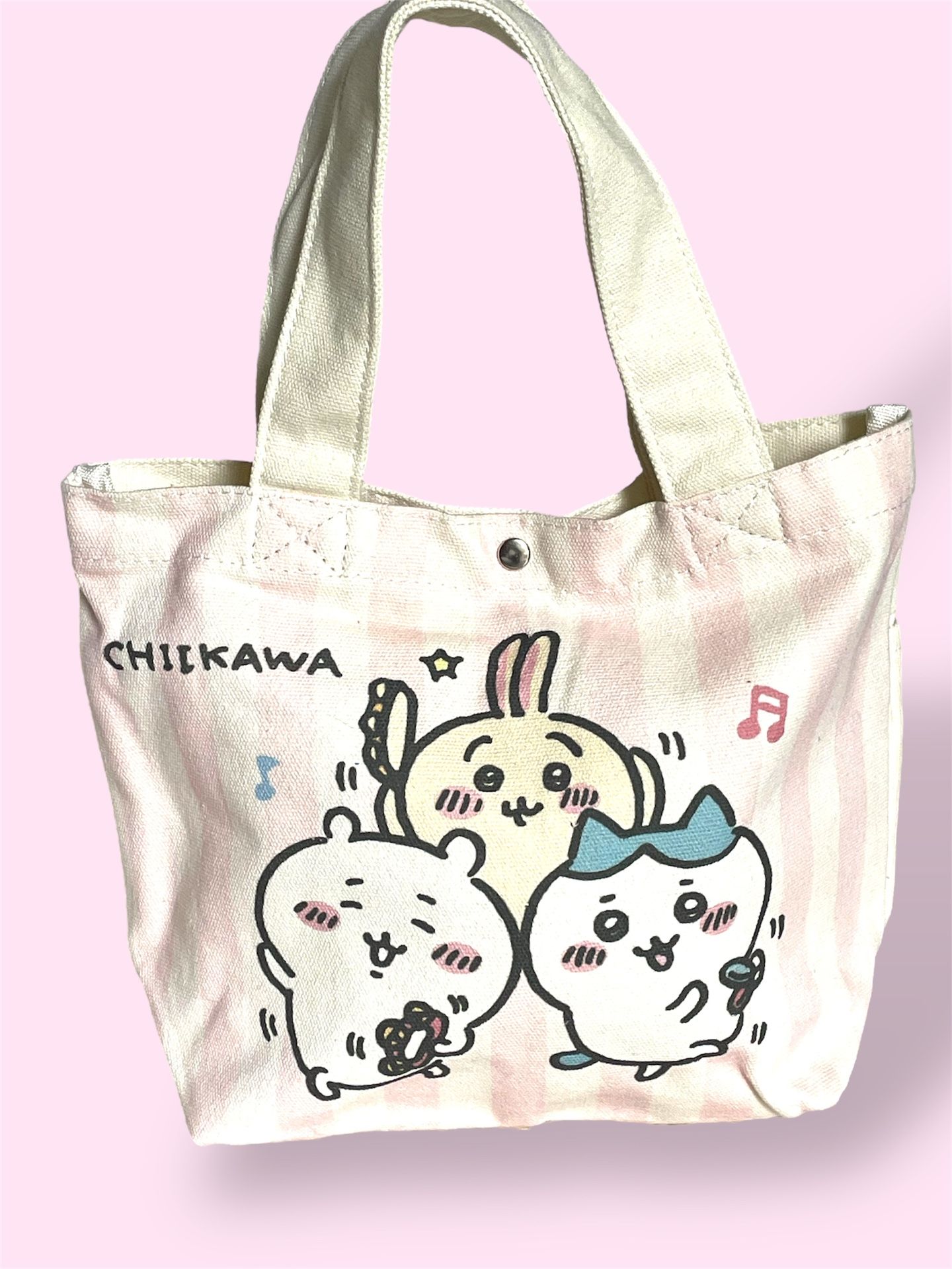 Chiikawa Mini Canvas Botton Up Tote/Lunch Bag (1 count, Brand new)