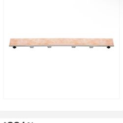 Kerdi-Line 47-1/4 in. Frameless Tileable Grate Assembly