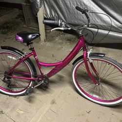 26" Cruiser Bike Hot Pink, Susan G. Komen
