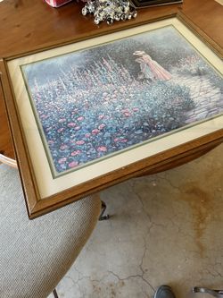 Vintage Large Framed Bettie Fielder Thru Gods Grace Print