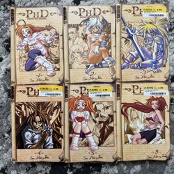 PHD Phantasy Degree Vol  1 2 3 4 5 9- Book Lot. English