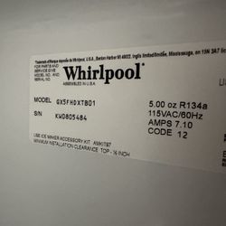 Nice Three Little Whirlpool Freezer On The Bottom 