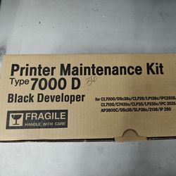 Genuine Rocoh OEM 400962 Type 7000D Black Developer Printer Maintenance Kit