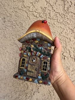 Fairy Mushroom House Wall Decor