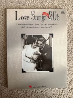 Love Songs of the 20's Sheet Music Songbook – Hal Leonard (Piano/Vocal/Guitar)