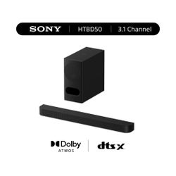 SONY HT-BD50 3.1ch Soundbar with Wireless Subwoofer Dolby Atmos & DTS:X