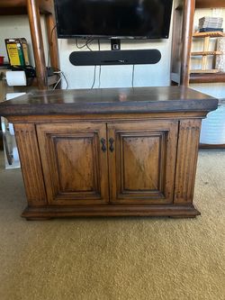 Wooden Chest, TV stand, cabinet
