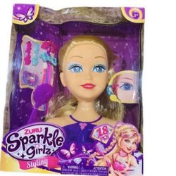 Zuru Sparkle Girls Stylings Head 18 Pieces New