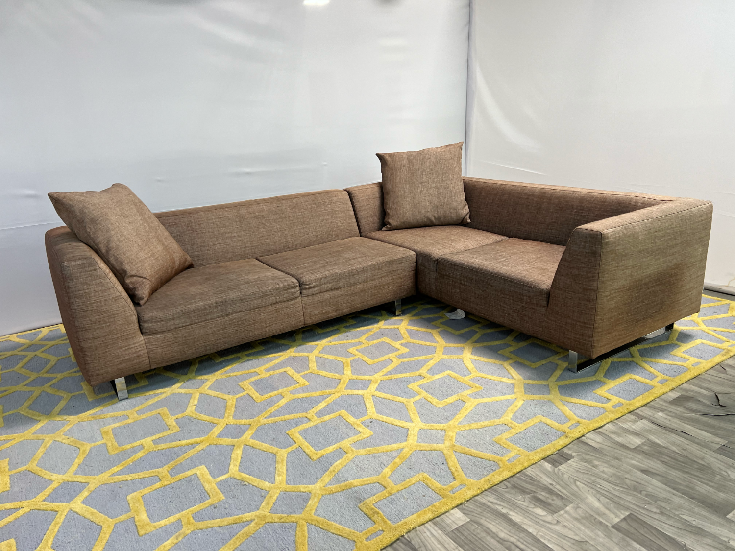 ( Delivery Available ) Boconcept Light Brown Sectional Couch