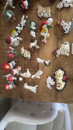 Dalmatian Ornament Set