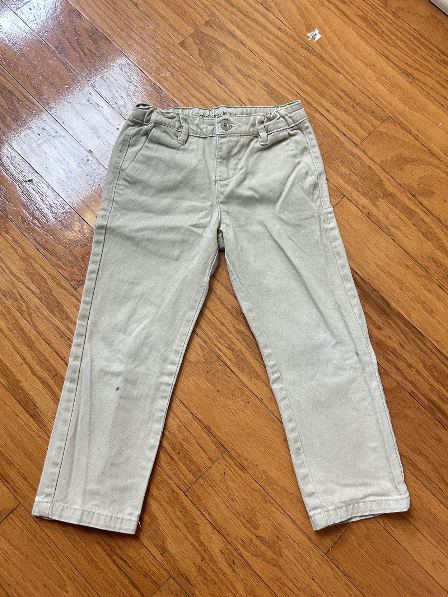 Calvin Klein Jeans boys Slim Straight Pants size 4