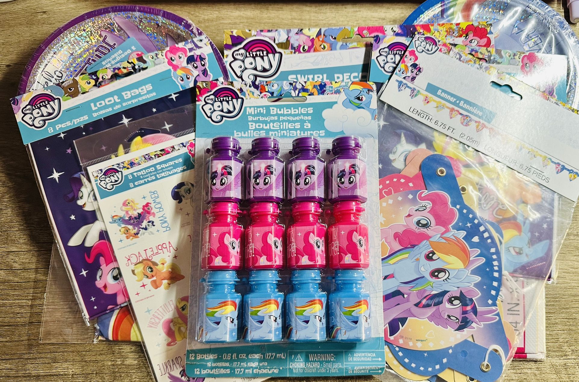 My Little Pony Birthday Package Supply/Decor