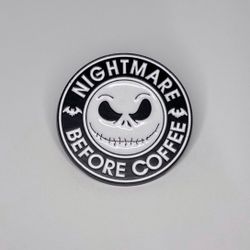 NEW Nightmare Before Coffee Jack Skellington Enamel Pin PRICE FIRM