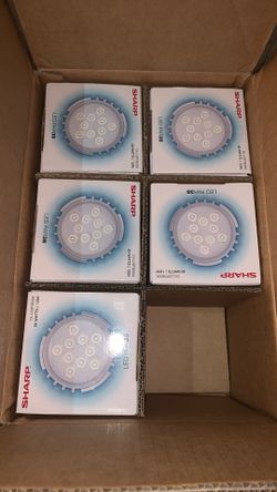 5 New Sharp LED PAR38 Dimmable 20W Flood Light Bulbs – 3000K