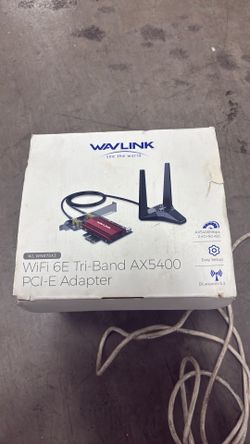 WiFi 6e try-band ax5400 pci-e adapter