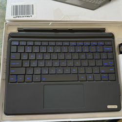 Wireless Keyboard Cover Surface Pro , Grey New