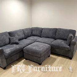 New Dark Gray Sectional 