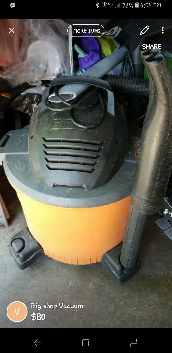 Big shop vacuum