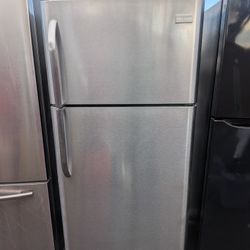 Frigidaire Stainless Steel Refrigerator/3 Months Of Warranty And Free Local Delivery 