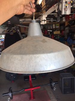 Industrial 110 light 💡 , 15 1/2 dia