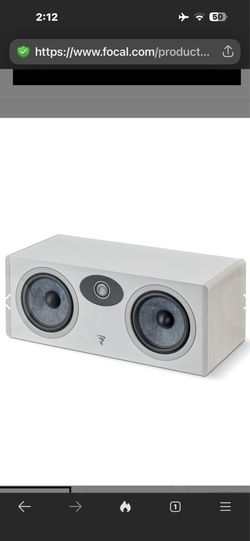 Focal Vestia Center Light Wood center channel speaker