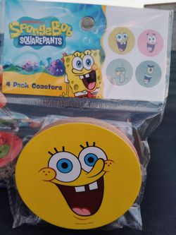 SpongeBob SquarePants 4 Pack Coasters