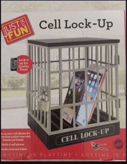 Cell Phone Cage Lock Up New
