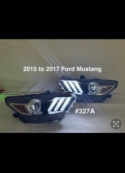 2015 to 2017 Ford Mustang Headlights