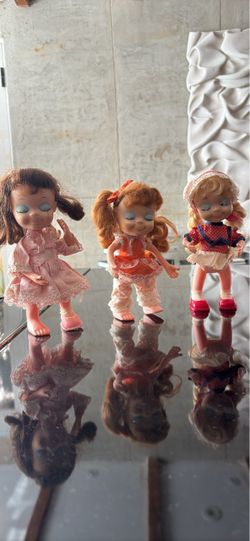Set of 3 Beautiful vintage Doll from 1967 “Collectable”