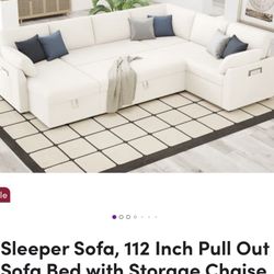 White/cream couch