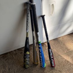 Basseball bats used . My son dont use no more.