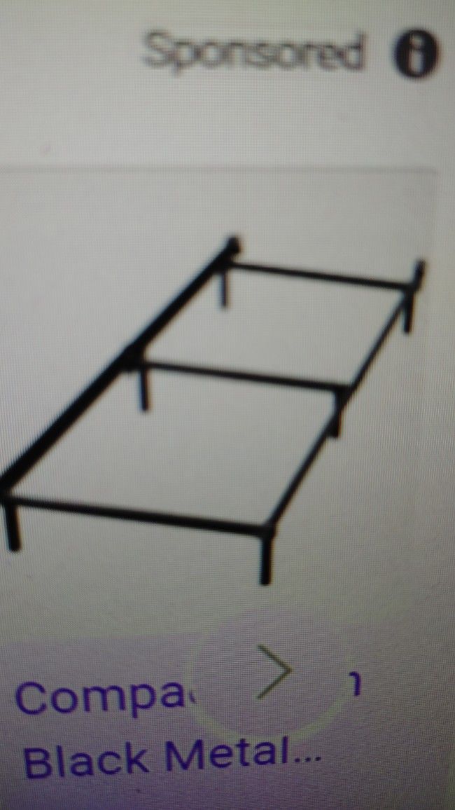 2 Matching Twin Bed Frames NIB-sealed box