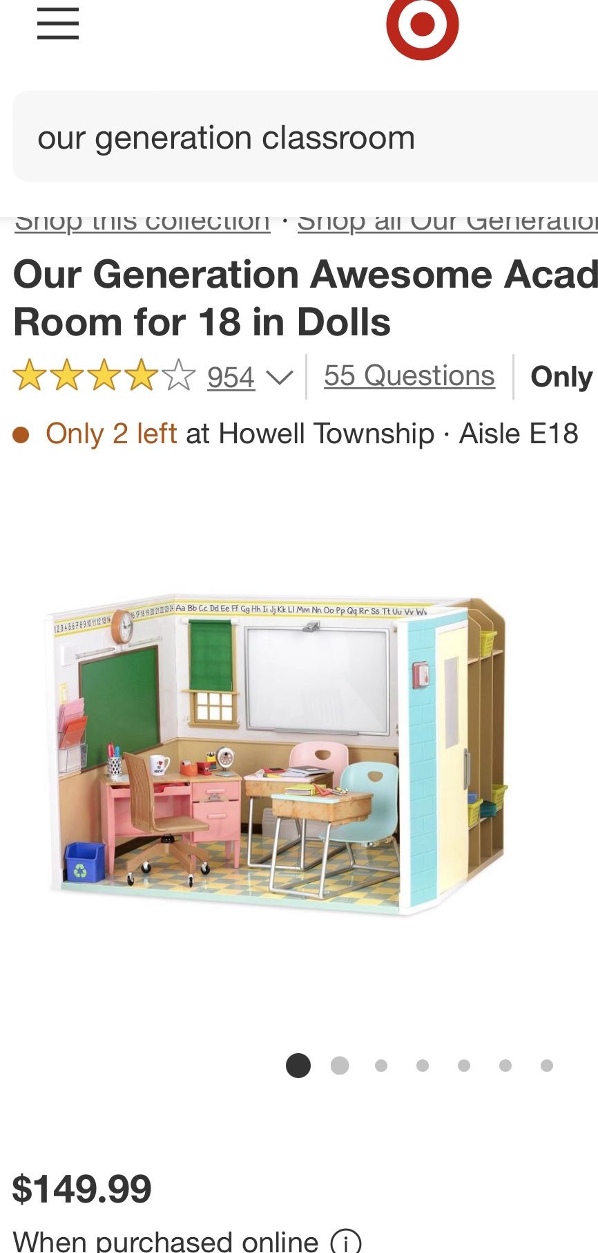 School Class Room Generation Academy 18 Doll