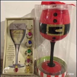Christmas glass & charms