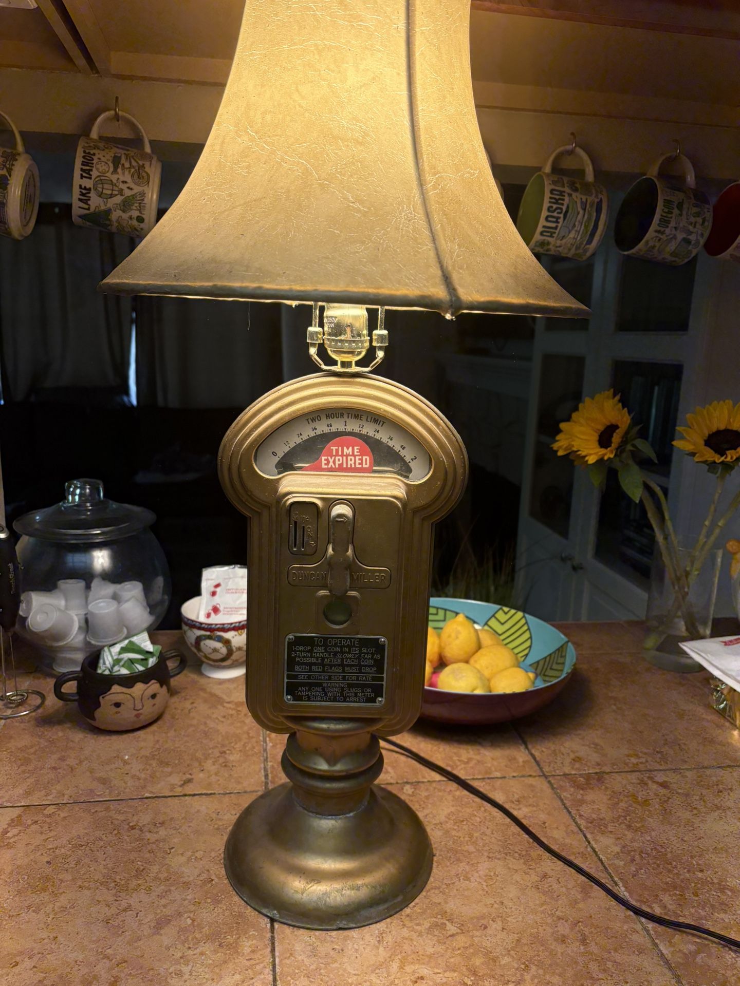 Antique Parking Meter Lamp