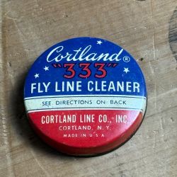 Cortland "333" Fly Line Cleaner Vintage Tin