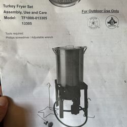 Never Used Turkey Fryer 