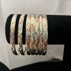 Oro lamido bracelets /multicolor, gold plated bracelet bangles