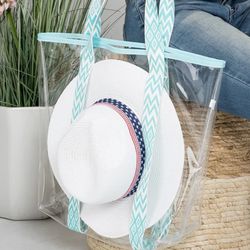 Clear tote bag
